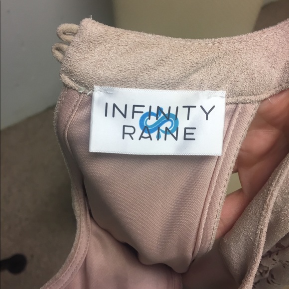 INFINITY RAINE FAUX SUEDE DRESS - Picture 3 of 4
